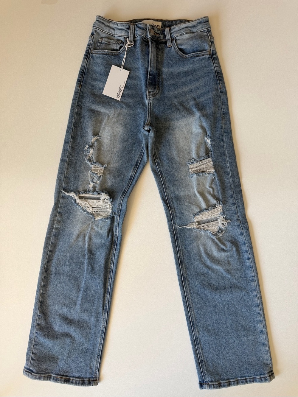 Women’s vervet Distressed Jeans - Blue size 6/28